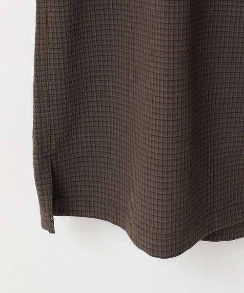 「LOWRYS FARM」 長袖シャツ MEDIUM ブラウン メンズ_画像6