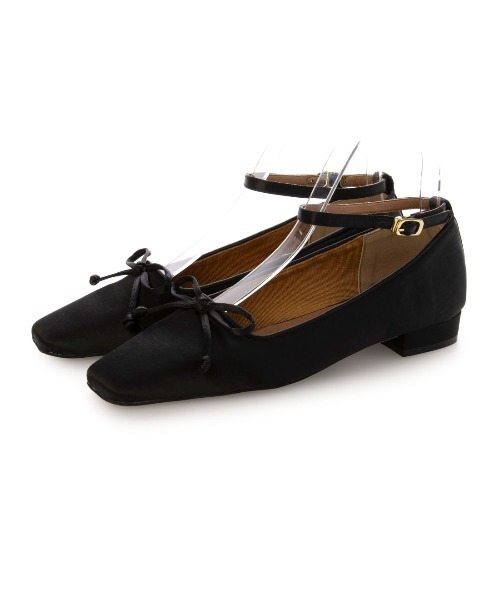 「EVOL」 バレエシューズ 25.0cm ブラック レディース_画像2