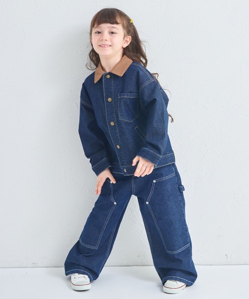 子供服　ダウンジャケット　デニムジャケット　セット 楽天市場】【アウトレット SALE 9%OFF/返品不可】ビッグシルエット