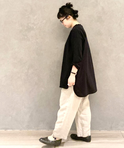 「JOURNAL STANDARD LUXE」 7分袖カットソー FREE ブラック レディース_画像5