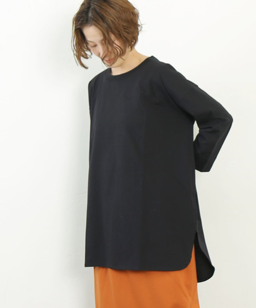 「JOURNAL STANDARD LUXE」 7分袖カットソー FREE ブラック レディース_画像9