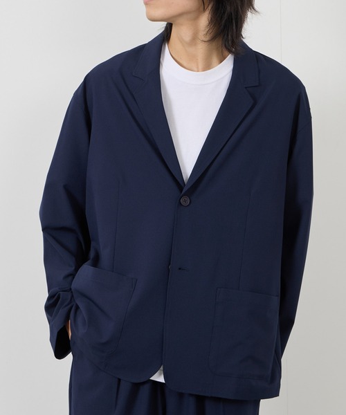 セットアップ URBANCOLLECTION ポリリップストップ テーラードジャケット＆イージーパンツ セットアップ メンズ_13