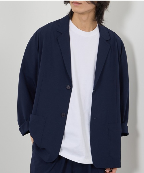 セットアップ URBANCOLLECTION ポリリップストップ テーラードジャケット＆イージーパンツ セットアップ メンズ_15