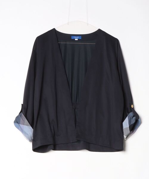ブルーレーベルクレストブリッジ ブルゾン　ネイビー　38サイズ BLUE LABEL CRESTBRIDGE（ブルーレーベルクレストブリッジ） ノー
