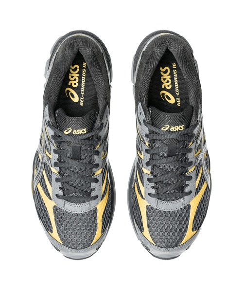 新品 ASICS ゲルキュムラス16 シルバー ブラック ゲルカヤノ 26.5 ASICS（アシックス） スニーカー GEL-CUMULUS 16 / ゲルキュムラス 16