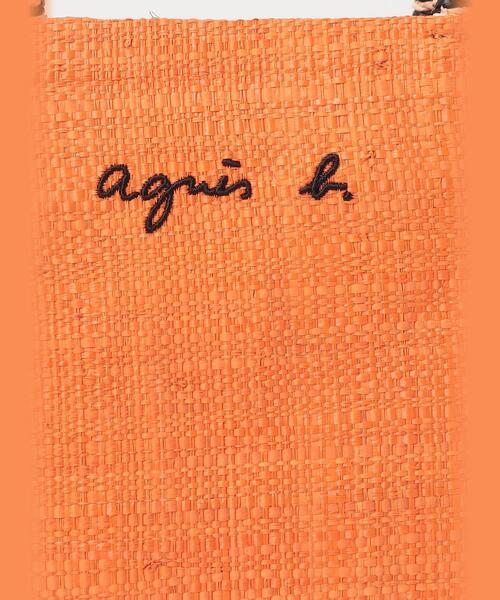 「agnes b.」 トートバッグ FREE オレンジ系その他 レディースの画像