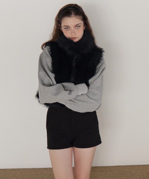 「Mili affinity」 ファーベスト FREE ブラウン レディース_画像9