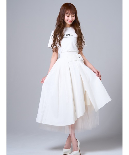 「emiriawiz」 ロングスカート MEDIUM ネイビー レディース_画像5