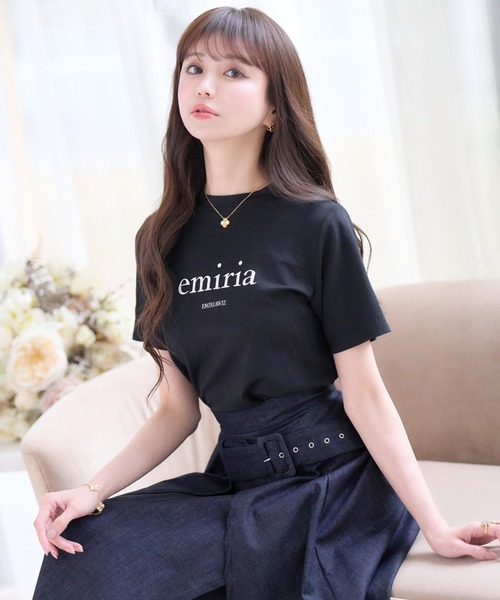 「emiriawiz」 ロングスカート MEDIUM ネイビー レディース_画像7