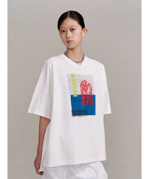 UN3D.（アンスリード） tシャツ 半袖 STRATUM GRAPHIC T-SH / ストレイ
