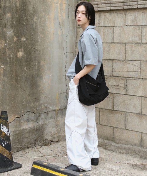 「FOLLOWIN」 イージーパンツ FREE ブラック メンズ_画像7