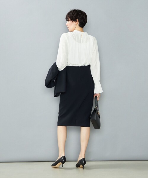 「NOLLEY'S」 長袖ブラウス 38 ホワイト レディース_画像5