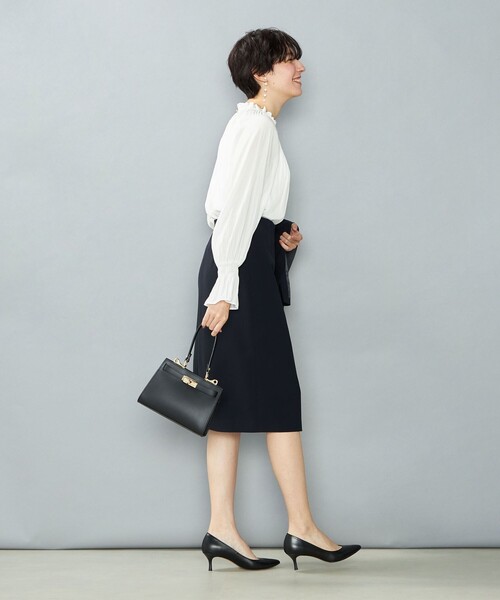 「NOLLEY'S」 長袖ブラウス 38 ホワイト レディース_画像7