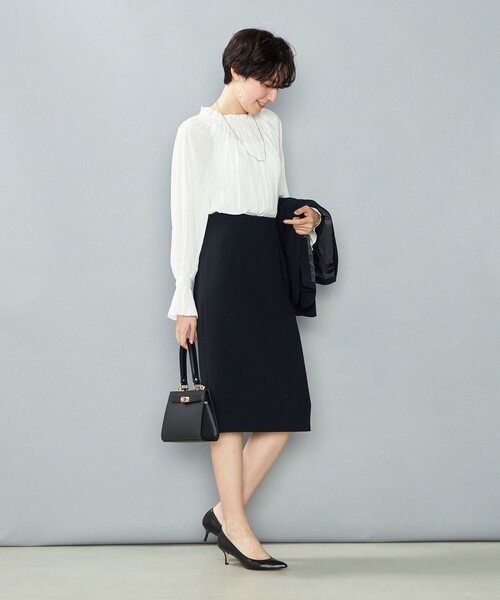 「NOLLEY'S」 長袖ブラウス 38 ホワイト レディース_画像8