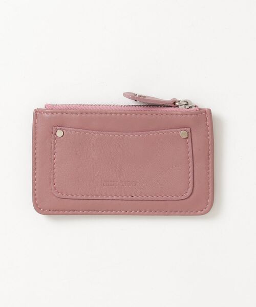 新品　Jimmychoo フラグメントケース　ピンク×ベージュ♡ JIMMY CHOO（ジミーチュウ） コインケース - ピンク レディース