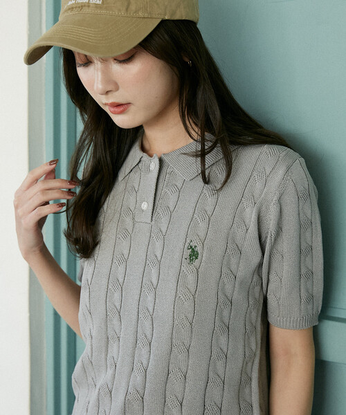 U.S. POLO ASSN.（ユーエスポロアッスン） ポロシャツ ポロ × PUBLUX