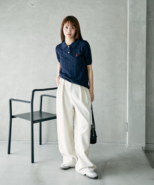 U.S. POLO ASSN.（ユーエスポロアッスン） ポロシャツ ポロ × PUBLUX