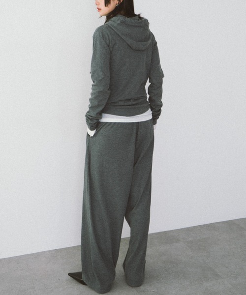 「HANNE」 イージーパンツ S グレー レディース_画像5