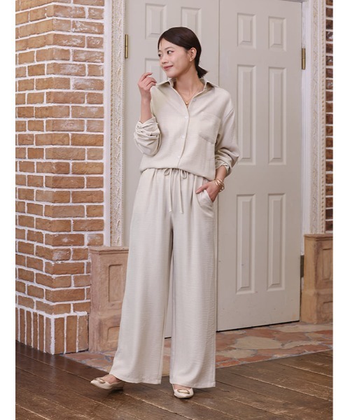 fifth（フィフス） セットアップ リネンライクシャツパンツ