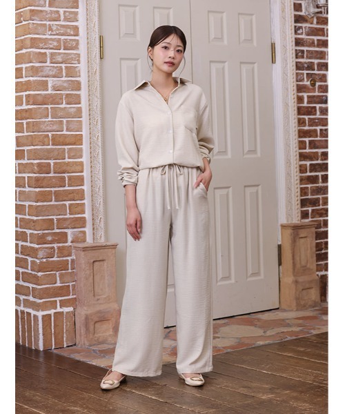 fifth（フィフス） セットアップ リネンライクシャツパンツ
