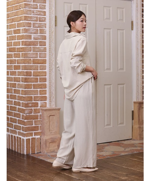 fifth（フィフス） セットアップ リネンライクシャツパンツ