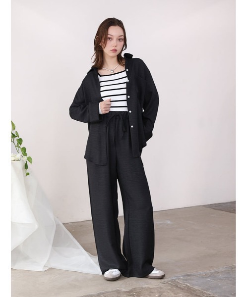 fifth（フィフス） セットアップ リネンライクシャツパンツ