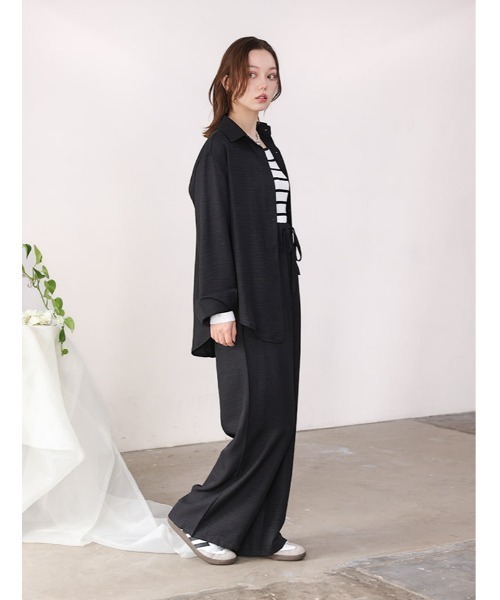 fifth（フィフス） セットアップ リネンライクシャツパンツ