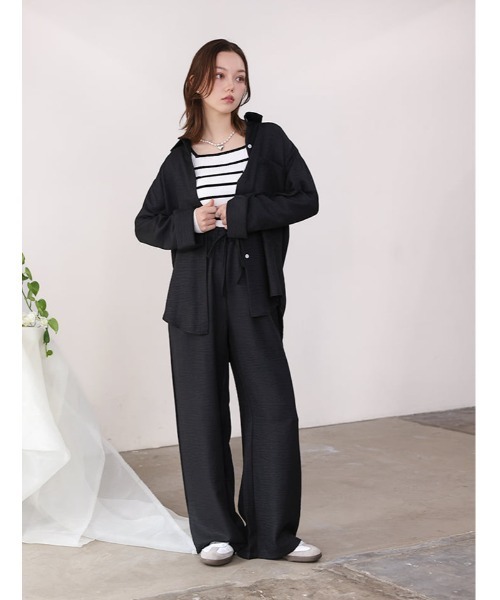 fifth（フィフス） セットアップ リネンライクシャツパンツ