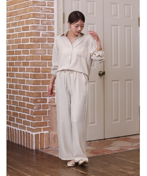fifth（フィフス） セットアップ リネンライクシャツパンツ