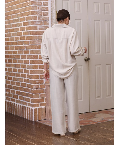 fifth（フィフス） セットアップ リネンライクシャツパンツ