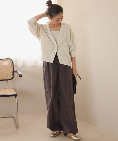 「JOURNAL STANDARD relume」 ニットカーディガン FREE チャコールグレー レディース_画像9