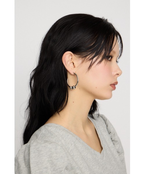 LAGUA GEM（ラグアジェム） ピアス BIG HOOP RING ピアス レディース