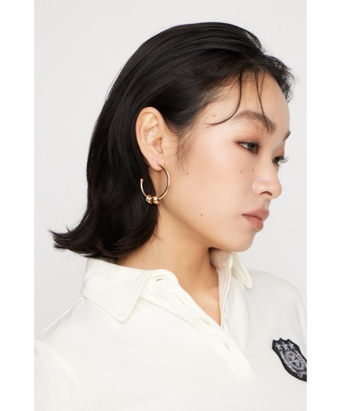 LAGUA GEM（ラグアジェム） ピアス BIG HOOP RING ピアス レディース