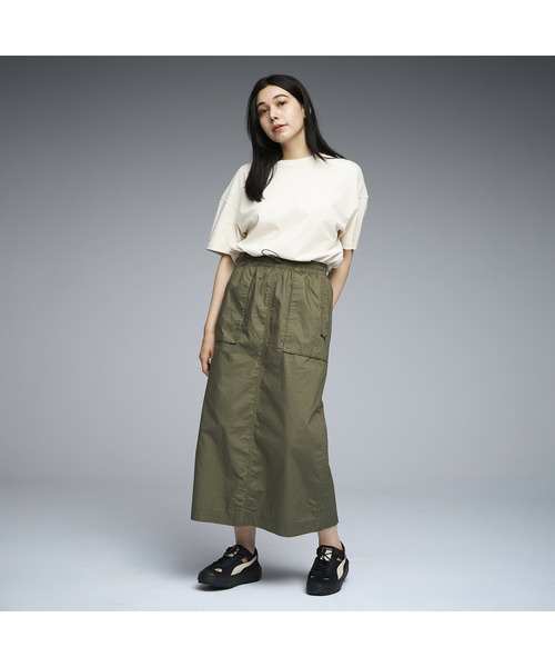 「PUMA」 シューズ 23.5cm ブラック×ホワイト レディース_画像2