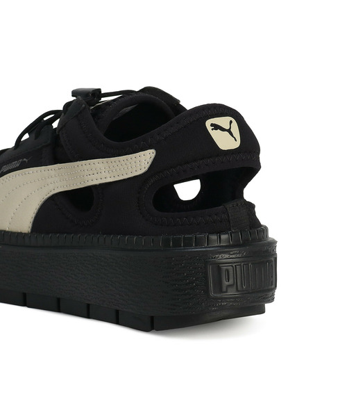 「PUMA」 シューズ 23.5cm ブラック×ホワイト レディース_画像5