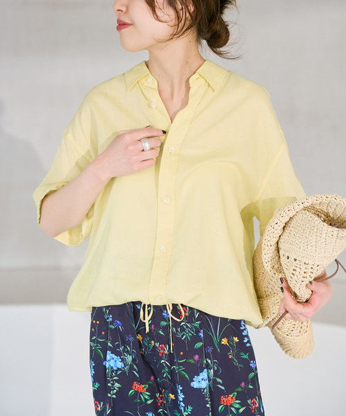 Spick＆Span（スピック アンド スパン） ブラウス シャツ リネン