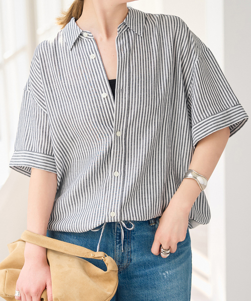 Spick&amp;Span リネンソフトシャツ Spick & Span（スピックアンドスパン）の「コットンリネンソフトシャツ