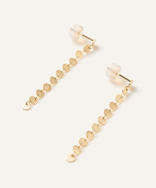 ピアス K10YG ゴールド ピアス レディースの画像