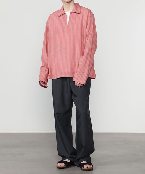 Bshop シャツ KARDO | スキッパーカラー 長袖シャツ MEN メンズ