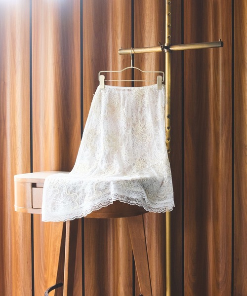「ROSE BUD」 「CREOLME」スカート ONE SIZE ホワイト レディース_画像4