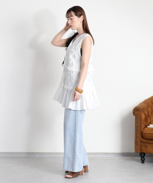 cepo（セポ） チュニック フリルレースチュニック : ZOZOTOWN Yahoo!店