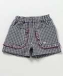 パンツ 「撥水加工」フリルポケット水陸両用ショ...の詳細画像1