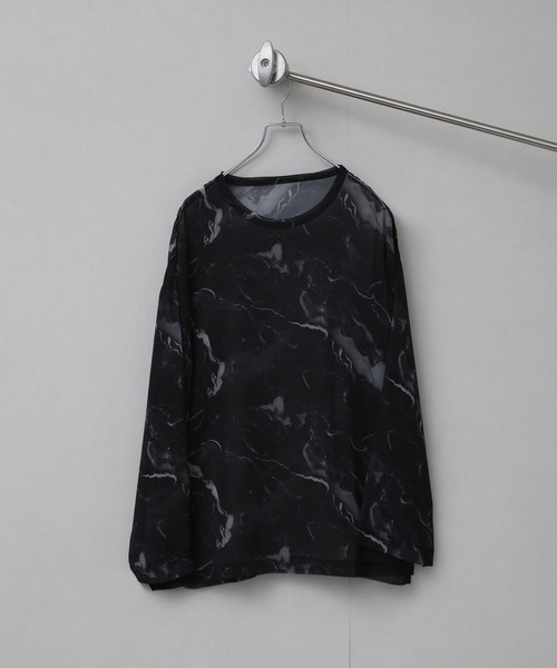 「ELLUV」 長袖Tシャツ S ホワイト メンズ_画像7