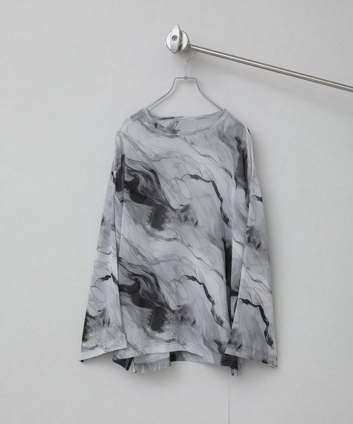 「ELLUV」 長袖Tシャツ S ホワイト メンズ_画像9