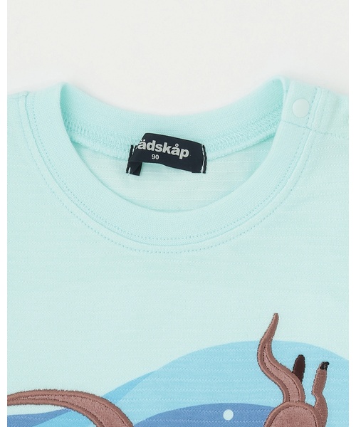 kladskap（クレードスコープ） tシャツ カワウソ半袖Tシャツ キッズ