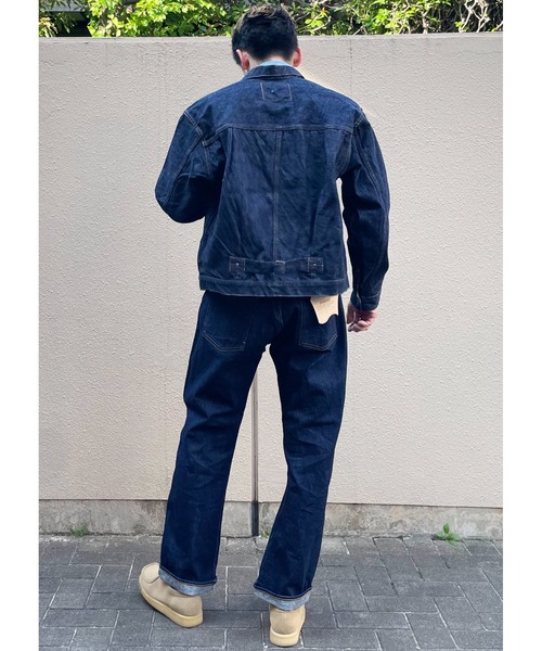 デニムジャケット gジャン orSlow/オアスロウ　TYPE1 40’s PLEATED FRONT BLOUSE ONE WASH メンズの画像
