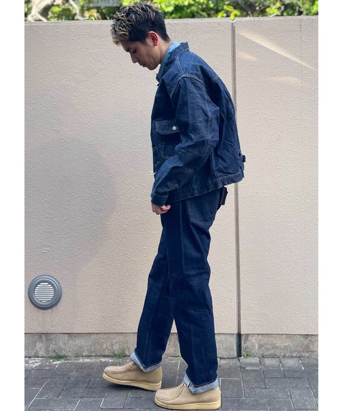 デニムジャケット gジャン orSlow/オアスロウ　TYPE1 40’s PLEATED FRONT BLOUSE ONE WASH メンズの画像