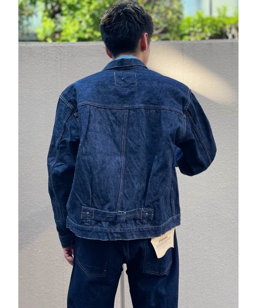 デニムジャケット gジャン orSlow/オアスロウ　TYPE1 40’s PLEATED FRONT BLOUSE ONE WASH メンズの画像