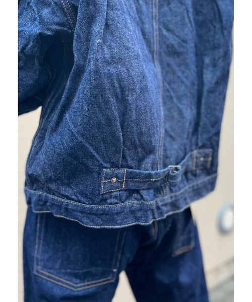 デニムジャケット gジャン orSlow/オアスロウ　TYPE1 40’s PLEATED FRONT BLOUSE ONE WASH メンズの画像