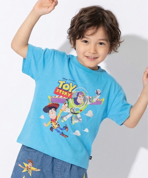 Disney（ディズニー） tシャツ トイ・ストーリー ドットキャラクターT
